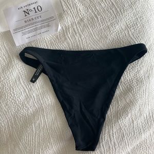 ark swimwear NWT high cut bottoms, size M